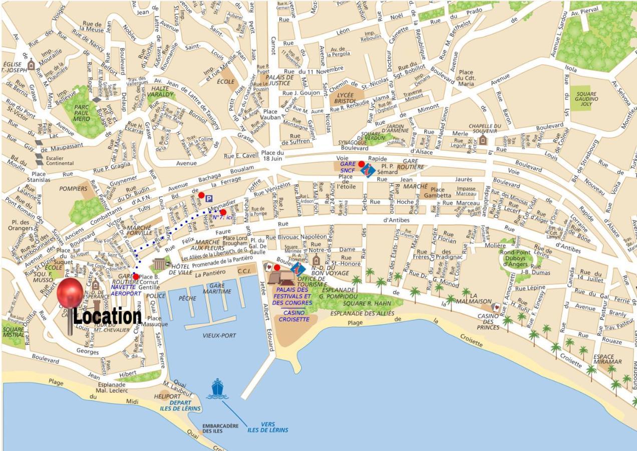 Maisonnette Studio Bas Suquet, 200M Plages, 700M Palais, Au Calme Cannes Exterior foto